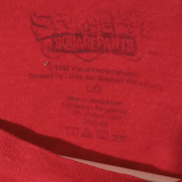 TSpongeBob Squarepants-shirt Happy Holiday Red Colour Large - Picture 5 of 5